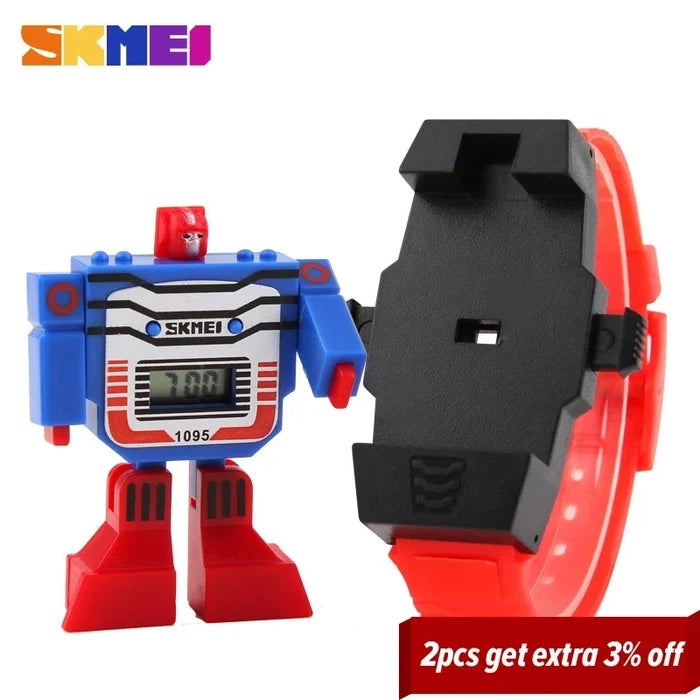 Cartoon Kids Digital Wristwatch