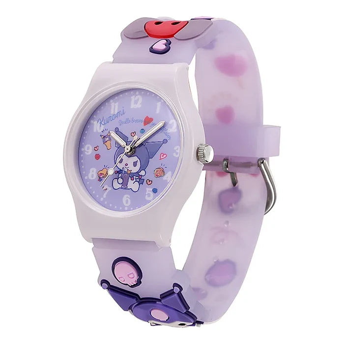 Cartoon Sanrio Kids Quartz Watch - 35mm Silicone Strap