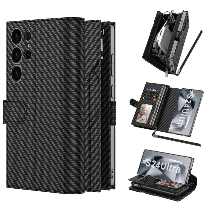 Black carbon / For Samsung Galaxy S24Ultra