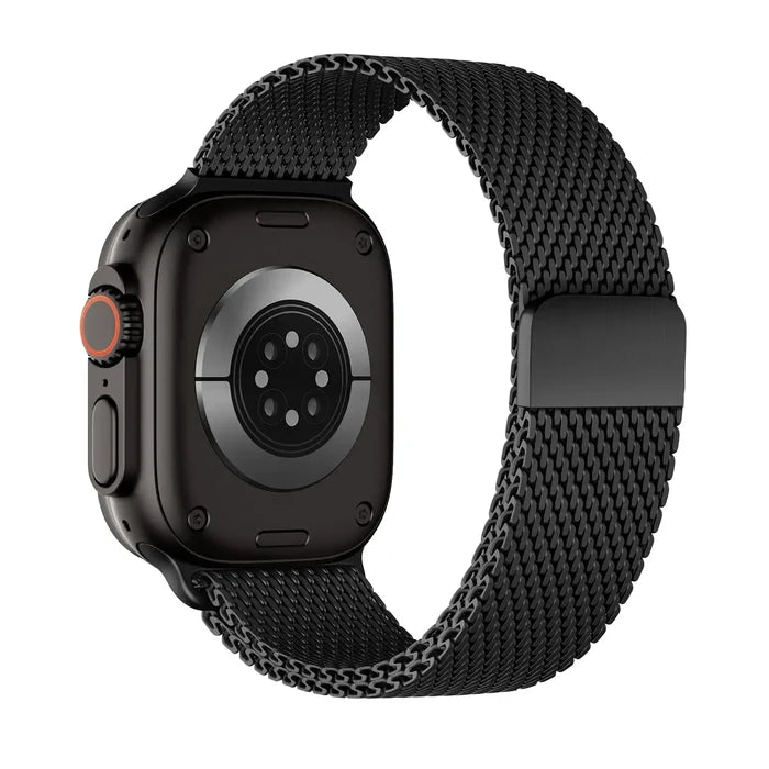 Casual Breathable Coarse Mesh Milanese Loop Magnetic Stainless for