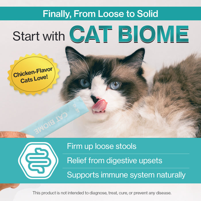 Cat Biome for Cats Anti-Diarrhea Gut Health Support