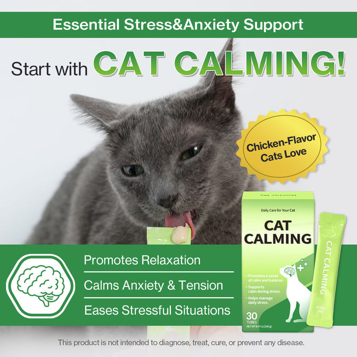 Cat Calming for Cats Stress Support L-Tryptophan