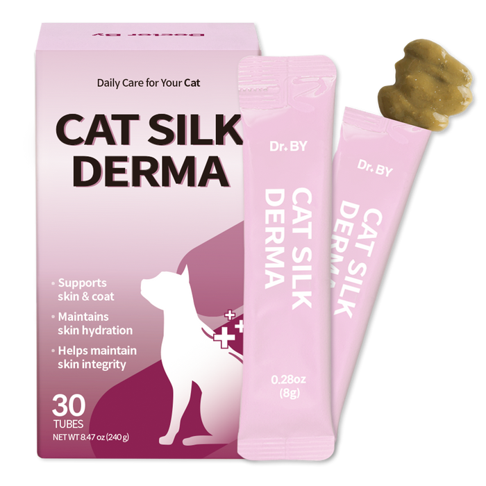 Cat Silk Derma for Cats Skin & Coat Health Support