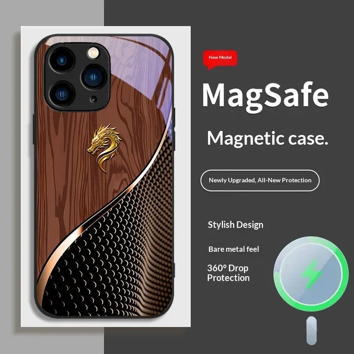 CHAOYIDIAN Electroplated Tempered Glass Shockproof Phone Case