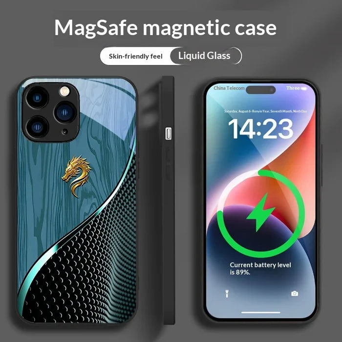 CHAOYIDIAN Electroplated Tempered Glass Shockproof Phone Case