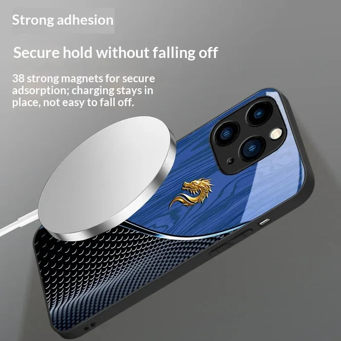 CHAOYIDIAN Electroplated Tempered Glass Shockproof Phone Case