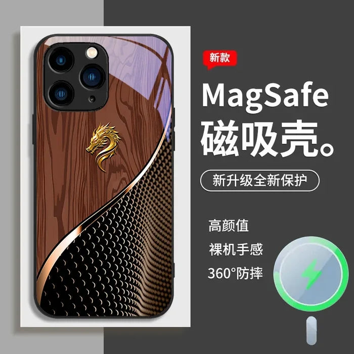 CHAOYIDIAN Electroplated Tempered Glass Shockproof Phone Case