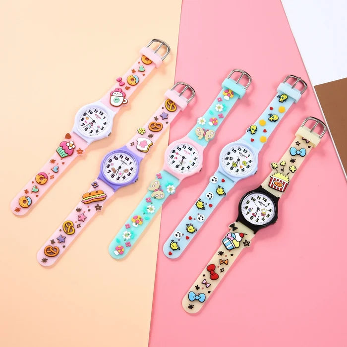 Charming 3D Cartoon Kids' Quartz Watch