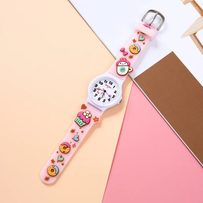 Charming 3D Cartoon Kids' Quartz Watch