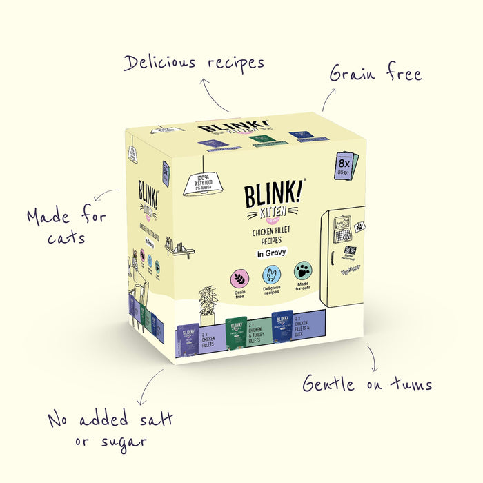 Chicken Fillet Recipes in Gravy for Kittens 8 x 85g