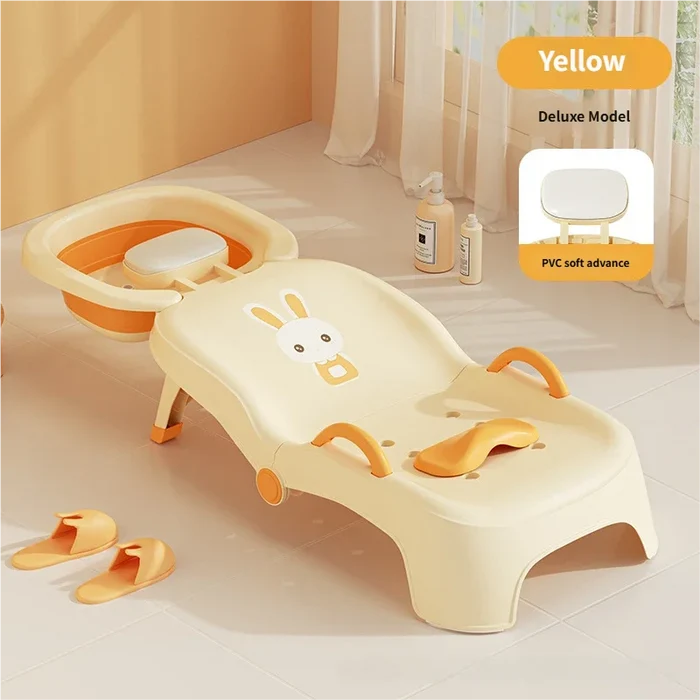 Children's Baby Shampoo Folding Shampoo Chair Home Baby Shampoo Bed