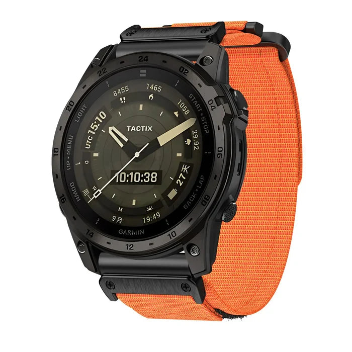 Chungming Outdoor Rugged Woven Nylon Sport Adjustable Watch Band