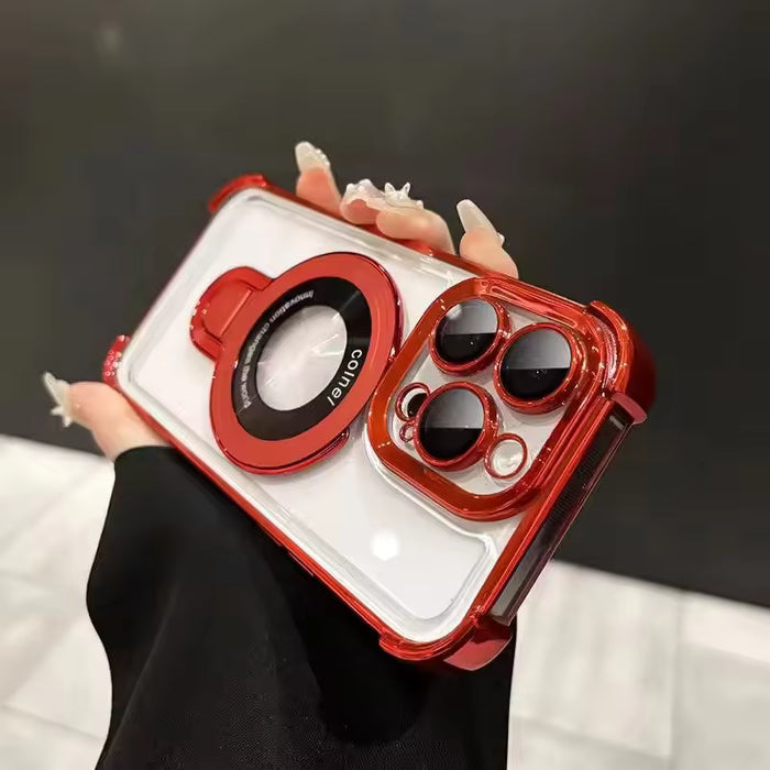 ClearStand Pro – Transparent Kickstand Case for iPhone