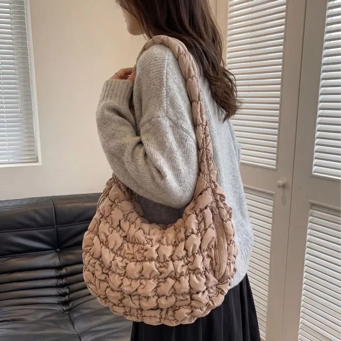Cloud-style Simple Fashion Shoulder Dumpling Bag