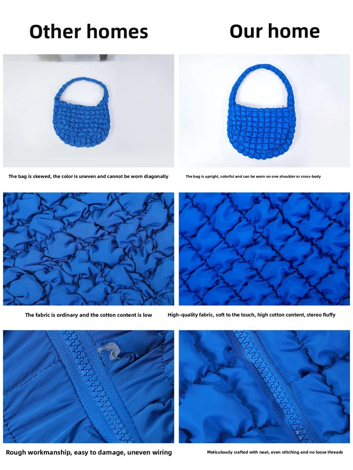 Cloud-style Simple Fashion Shoulder Dumpling Bag