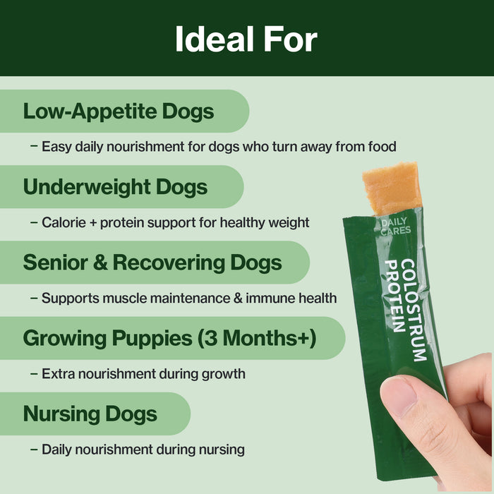 Colostrum Protein for Dogs - Weight Gain & Immune Support