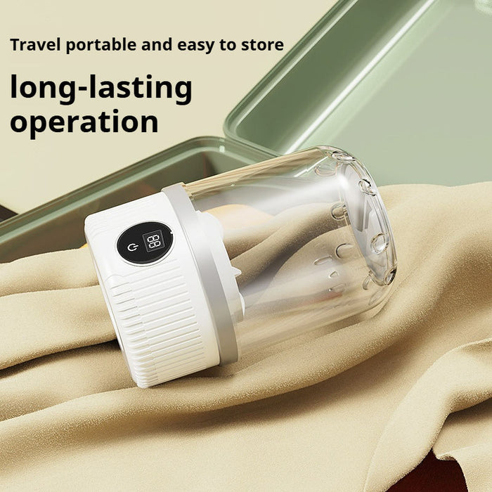 Compact Foldable Electric Washing Machine Portable Mini Washer for Underwear, Socks & Dorm Use