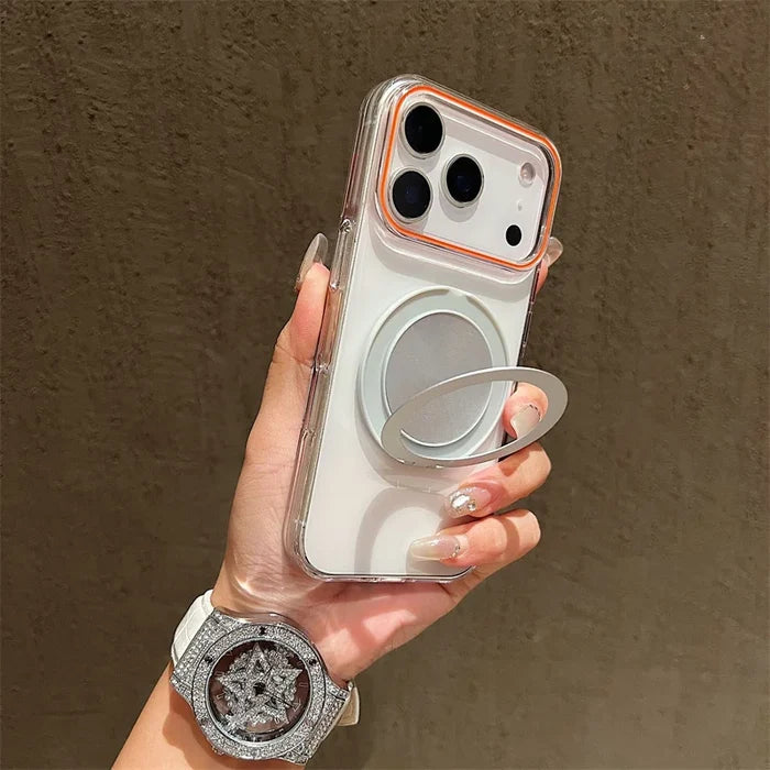 Compass Magnetic Stand Phone Case for iPhone