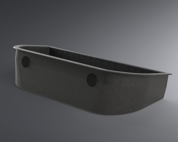 Cool Box Half Tray with Topo Grip Insert