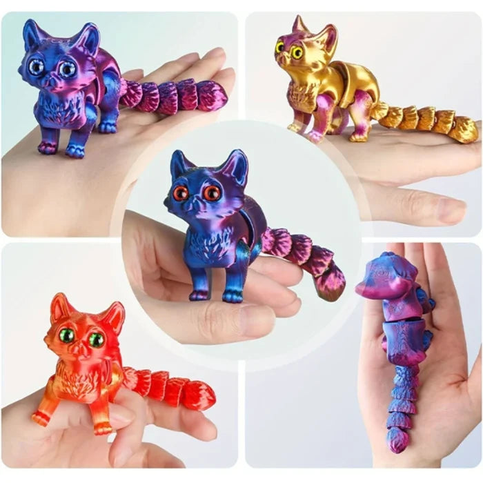 Creative 3D Printed Dinosaur Cat Toy