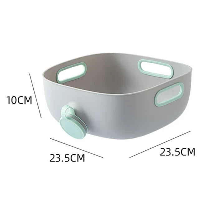 Creative Drainage Basket Multifunctional Sieve Plastic Fruit and