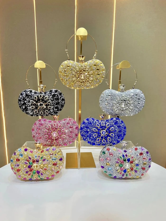 Crystal Rhinestone Designer Handbag