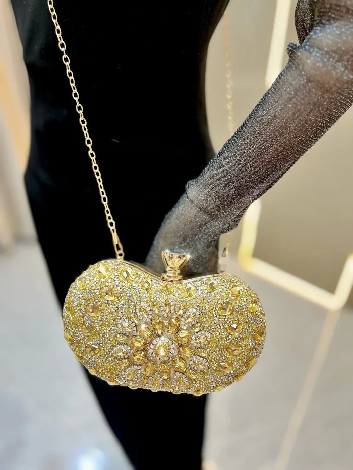 Crystal Rhinestone Designer Handbag