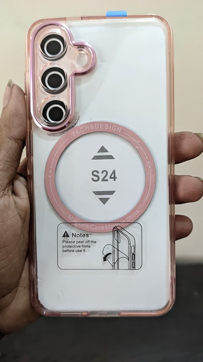 CrystalClear Pro – Premium Transparent Shockproof Case for Samsung