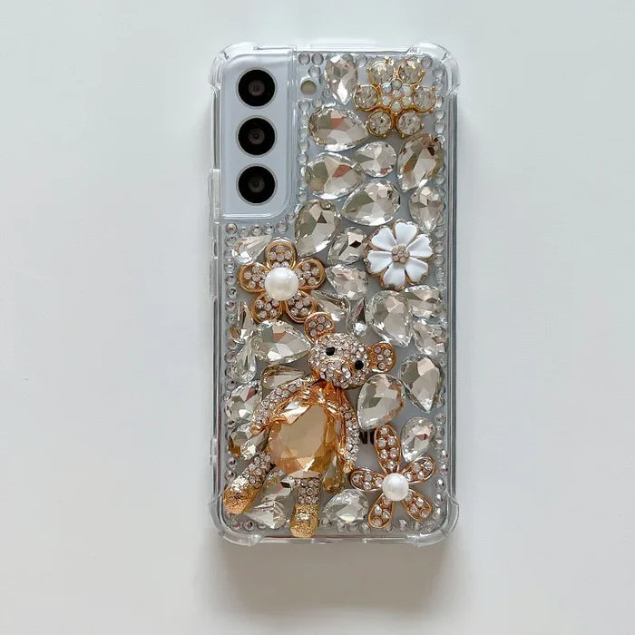 Custom 3D Luxury Glitter Crystal Bling Bling Case for Samsung