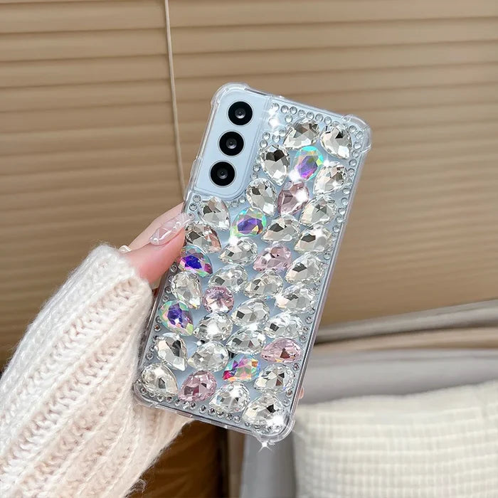Custom 3D Luxury Glitter Crystal Bling Bling Case for Samsung