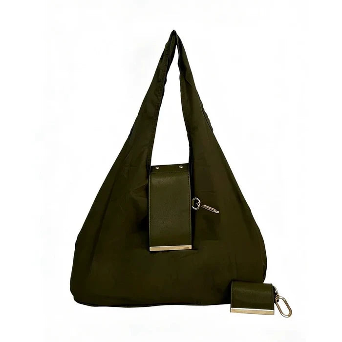 Custom New Portable Fashion Luxury Travel Daily Shopping Grocery Bag