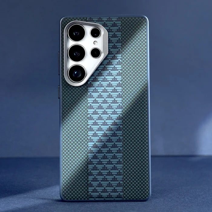 Custom PU Leather Phone Case for Samsung and Iphone Triangular Pattern Case