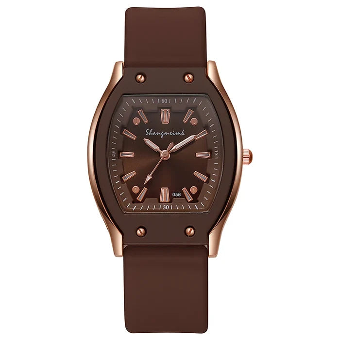 Customizable Silicone Strap Quartz Watches