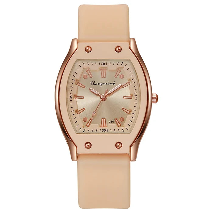 Customizable Silicone Strap Quartz Watches