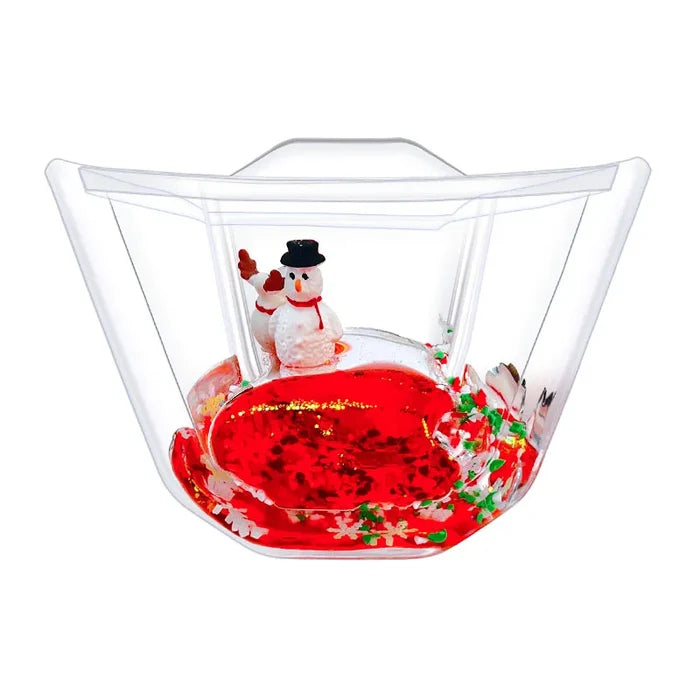 Cute Car Interior Kits Transparent Liquid Sequins Floating Doll