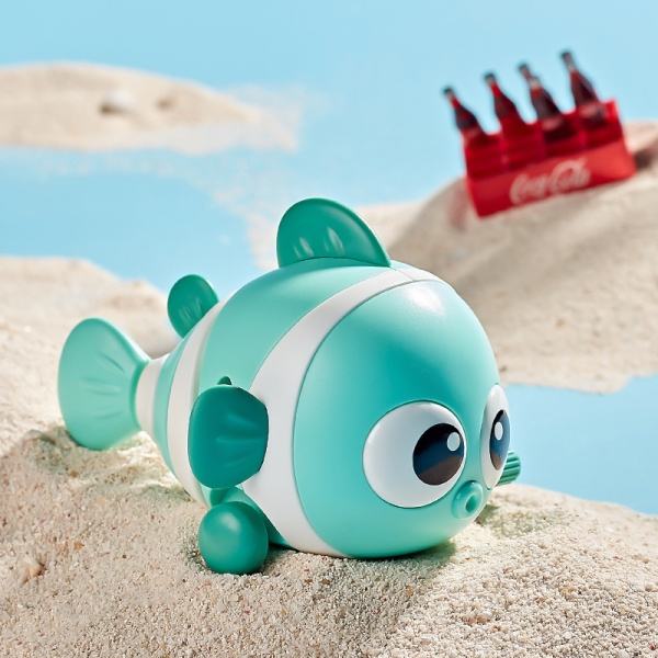 Cute Clown Fish Baby Toy – Interactive Educational Swing Fish
