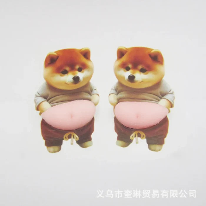 Cute Puppy Big Belly Squeeze Toy Creative Decompression Toy Anti