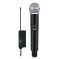 D Debra Audio Wireless Microphone System Wireless Dynamic Handheld Microphone with Rechargeable Receiver for Karaoke Singing, Wedding, DJ, Party, Speech, Church, Class Use, 200ft
