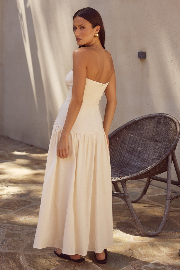 Danika Midi Dress - Latte