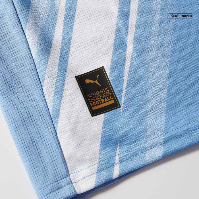 DE BRUYNE #17 Manchester City Home Soccer Jersey 2025/26 Blue