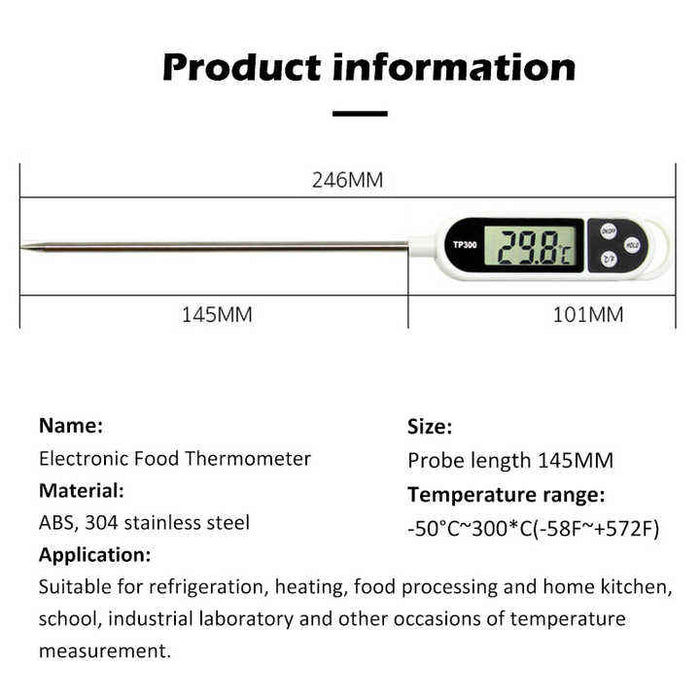Digital Meat Thermometer for Cooking