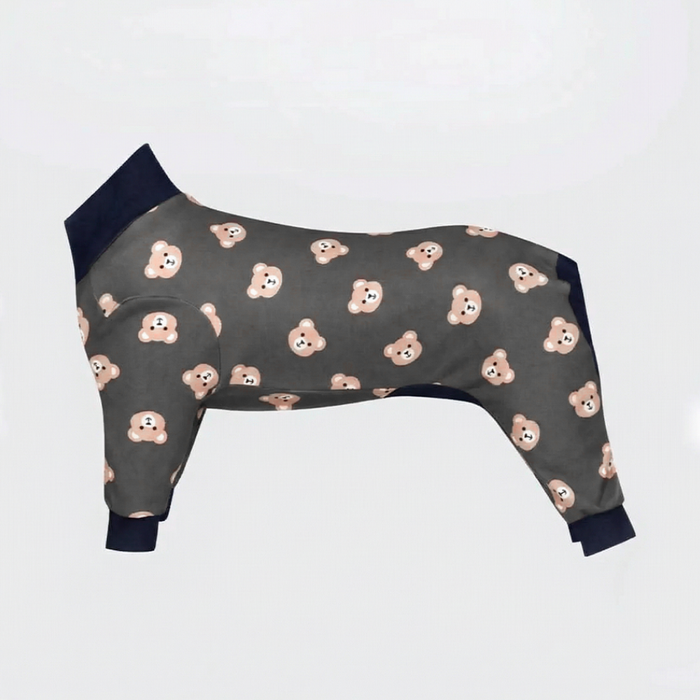 Bear Black PJ||size:S,M,L,XL,2XL,3XL,4XL,5XL