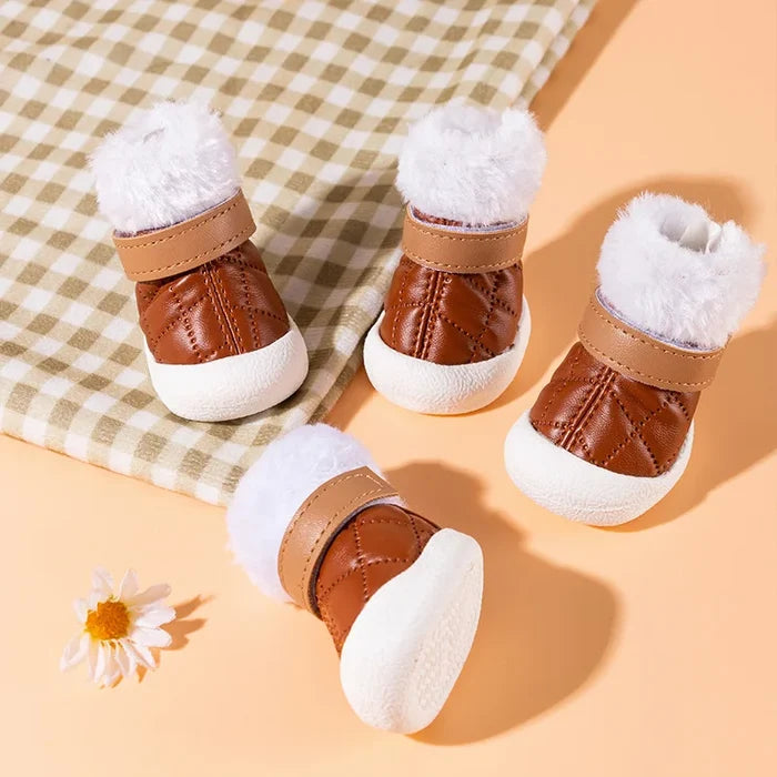 Dog Shoes Winter Dog Boots & Paw Protectors Waterproof