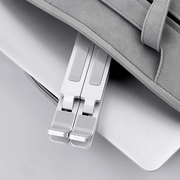 Double 7-Level Adjustable Portable Aluminum Laptop Stand Suitable for