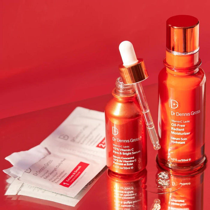 Dr. Dennis Gross Skincare Vitamin C Lactic 15% Vitamin C Firm & Bright Serum (30ml) Serums Dr. Dennis Gross