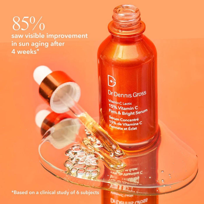 Dr. Dennis Gross Skincare Vitamin C Lactic 15% Vitamin C Firm & Bright Serum (30ml) Serums Dr. Dennis Gross