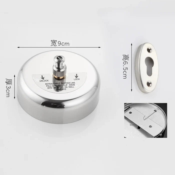 DS4576 Retractable Stainless Steel Clothesline