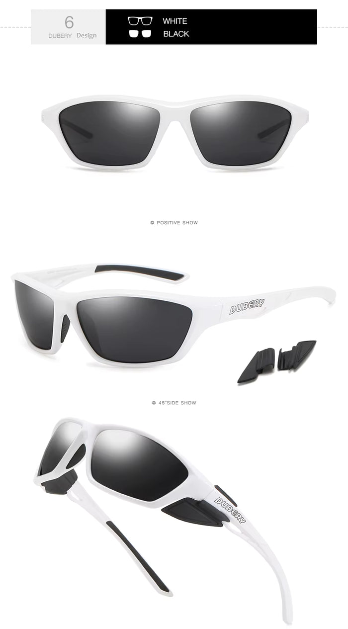 Dubery Polarized Sport Sunglasses – Outdoor Hiking Shades for Men