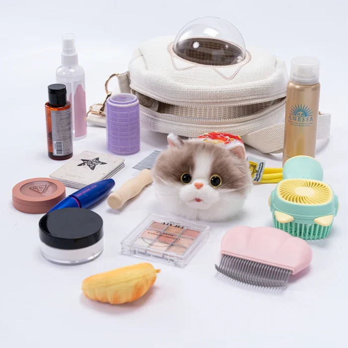 DUPAN 2026 New Cute Cat Head Pendant Backpack Women Large Capacity
