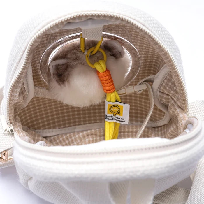 DUPAN 2026 New Cute Cat Head Pendant Backpack Women Large Capacity